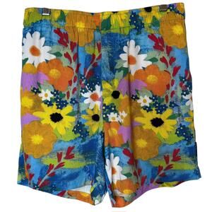 Teddy Fresh Shorts TF x Celia Landreth Floral Print size Small